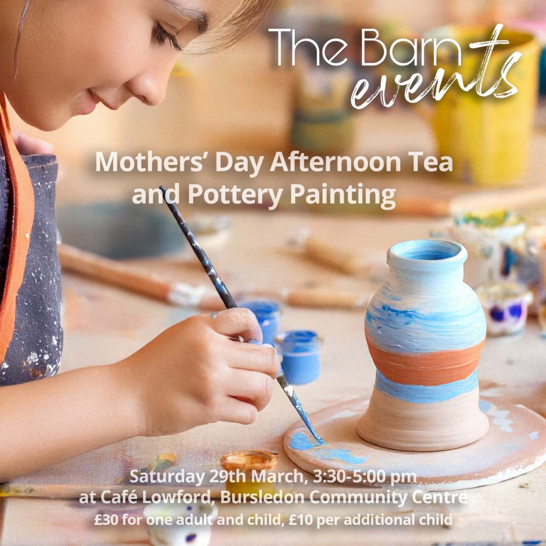 Mothers’ Day Afternoon Tea and Pottery Painting